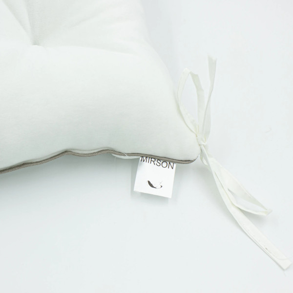 Фото - Подушка для стільця MirSon 28-0001 White Velvet (2200006185864)