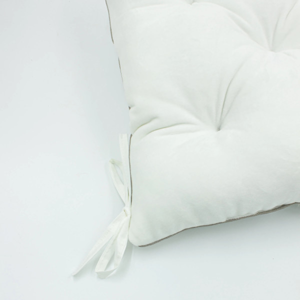 Фото - Подушка для стільця MirSon 28-0001 White Velvet (2200006185864)