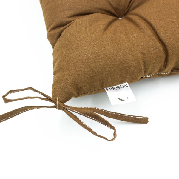 Фото - Подушка для стільця MirSon Ranforce Elite 19-1217 Chocolate Perla (2200006185253)