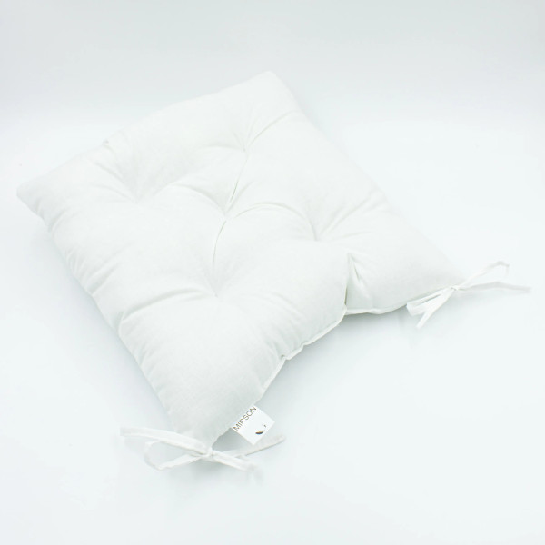 Фото - Подушка для стула MirSon Ranforce Elite 11-2107 White (2200006185116)