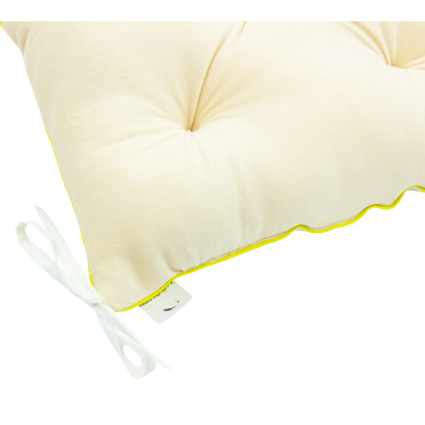 Фото - Подушка для стула MirSon 28-0004 Cream Velvet 40х50 см (2200006275749)