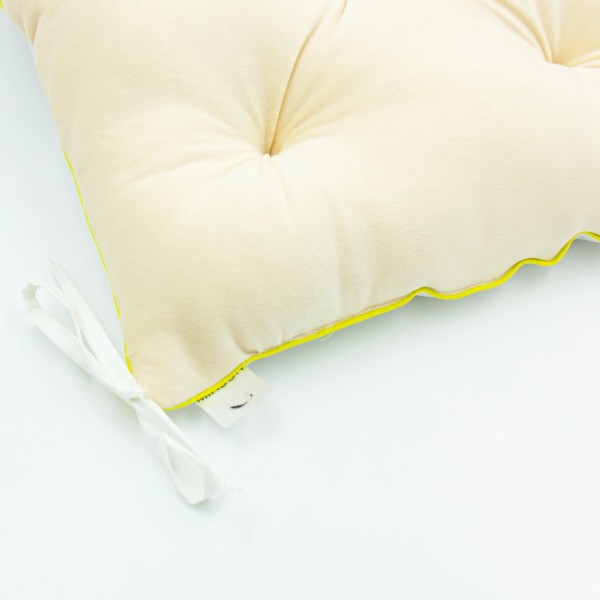 Фото - Подушка для стула MirSon 28-0004 Cream Velvet 50х50 см (2200006275756)