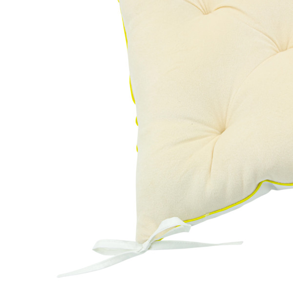 Фото - Подушка для стула MirSon 28-0004 Cream Velvet 40х50 см (2200006275749)