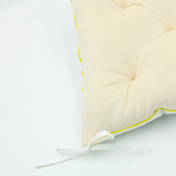 Фото - Подушка для стула MirSon 28-0004 Cream Velvet 50х50 см (2200006275756)