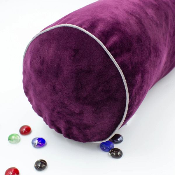 Фото - Подушка валик MirSon №8127 Velvet Line 28-0002 Excalibur EcoSilk 15x50 см (2200006199939)