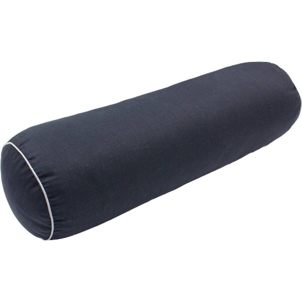 Фото - Подушка валик MirSon №8384 Naturale Line 16-9000 Black Stone Tencel 60х20 см (2200006252917)