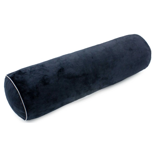 Фото - Подушка валик MirSon №8526 Velvet Line 28-0007 Black 50% Memory 15x50 см (2200006340355)