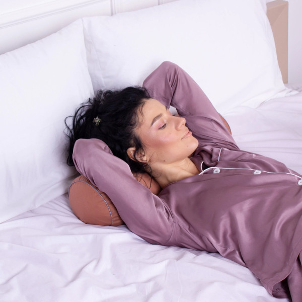 Фото - Подушка валик MirSon №8110 Naturale Line 15-1511 Federica EcoSilk 60х20 см (2200006248026)