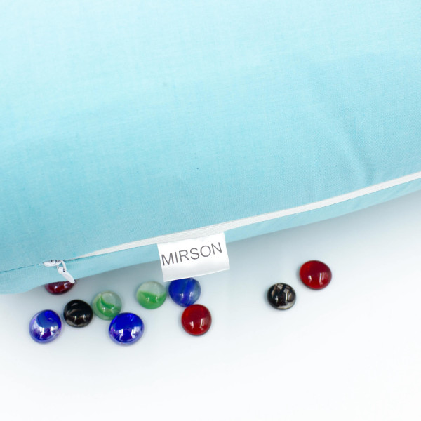 Фото - Подушка валик MirSon №8367 Naturale Line 11-2208 Mint BamBoo 100х16 см (2200006251910)