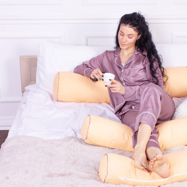 Фото - Подушка валик MirSon №8584 Naturale Line 13-1027 Colombo Полистирол 15x50 см (2200006340935)