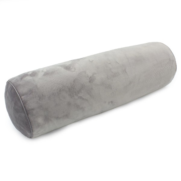 Фото - Подушка валик MirSon №8556 Velvet Line 28-0005 Ashen 100% Memory 60х20 см (2200006344674)