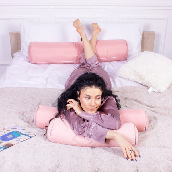 Фото - Подушка валик MirSon №8360 Naturale Line 14-1312 Domiano Tencel 15x50 см (2200006249559)