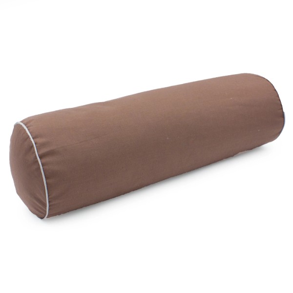 Фото - Подушка валик MirSon №8119 Naturale Line 19-1217 Chocolate Perla EcoSilk 15x50 см (2200006199854)