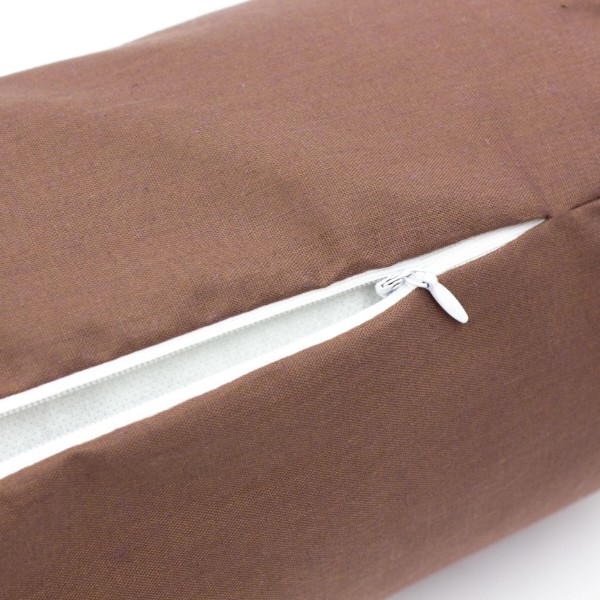 Фото - Подушка валик MirSon №8546 Naturale Line 19-1217 Chocolate Perla 100% Memory 70х20 см (2200006344094)