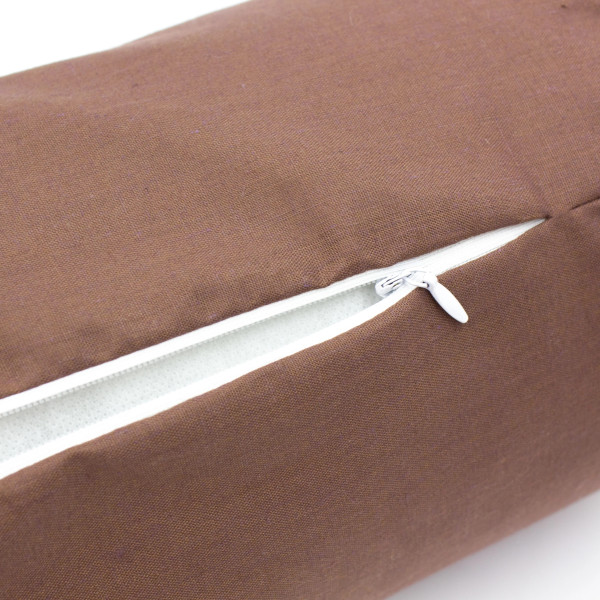 Фото - Подушка валик MirSon №8376 Naturale Line 19-1217 Chocolate Perla Tencel 60х16 см (2200006252412)