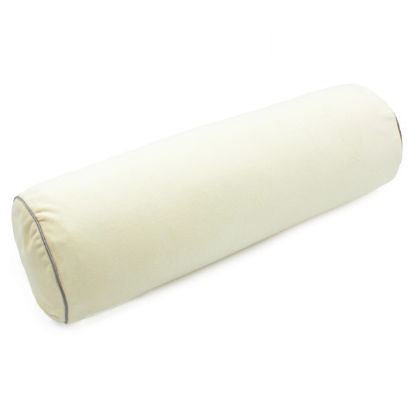 Фото - Подушка валик MirSon №8555 Velvet Line 28-0004 Cream 100% Memory 60х16 см (2200006344605)