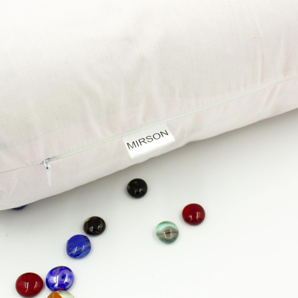 Фото - Подушка валик MirSon №8365 Naturale Line 11-2409 Elma BamBoo 60х20 см (2200006251774)