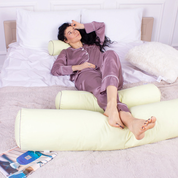 Фото - Подушка валик MirSon №8368 Naturale Line 12-0525 Tiziana Tencel 15x50 см (2200006249634)