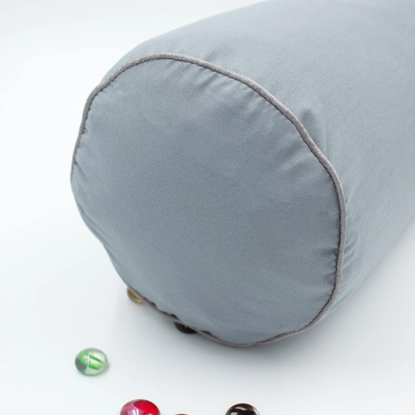 Фото - Подушка валик MirSon №8102 Eco Line Gray EcoSilk 60х16 см (2200006247524)