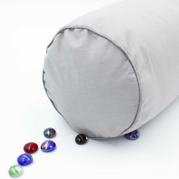 Фото - Подушка валик MirSon №8350 Naturale Line 16-5703 Light Gray Tencel 70х20 см (2200006250883)