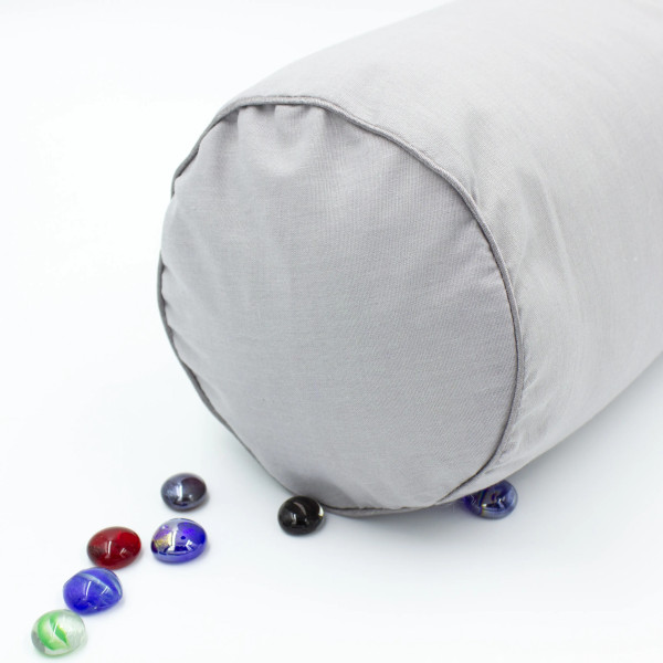 Фото - Подушка валик MirSon №8350 Naturale Line 16-5703 Light Gray Tencel 100х16 см (2200006250890)