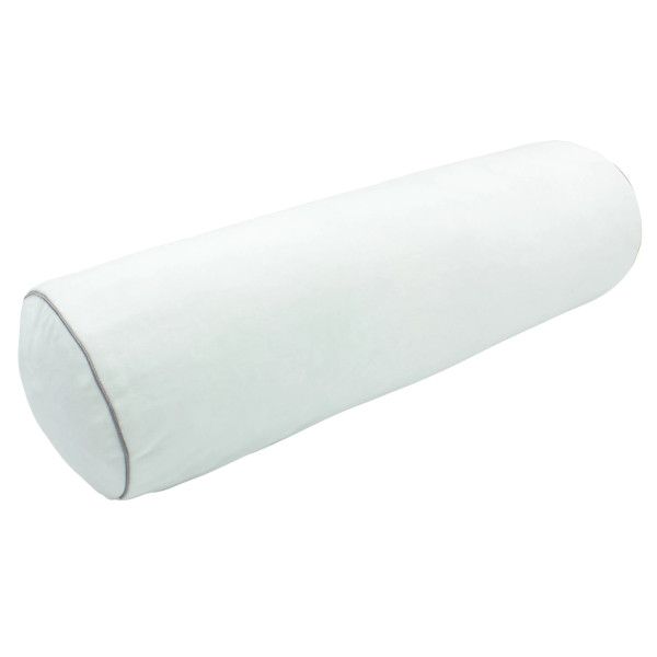 Фото - Подушка валик MirSon №8553 Velvet Line 28-0001 White 100% Memory 100х20 см (2200006344537)