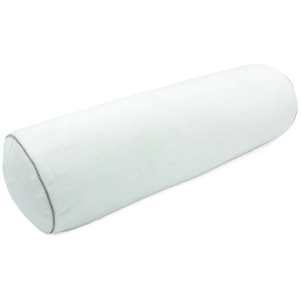 Фото - Подушка валик MirSon №8553 Velvet Line 28-0001 White 100% Memory 15x50 см (2200006340621)