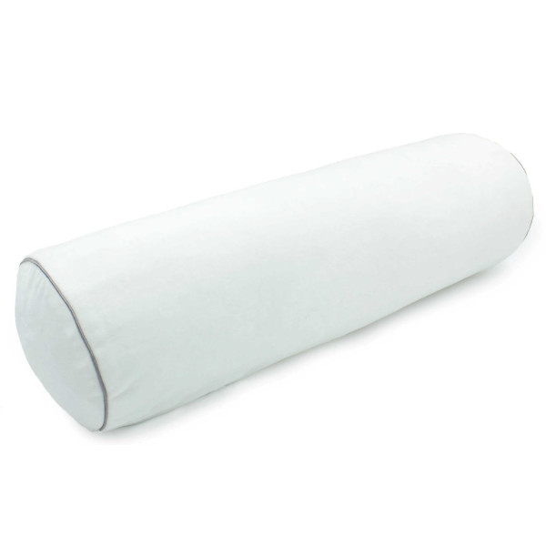 Фото - Подушка валик MirSon №8391 Velvet Line 28-0001 White BamBoo 60х16 см (2200006253310)