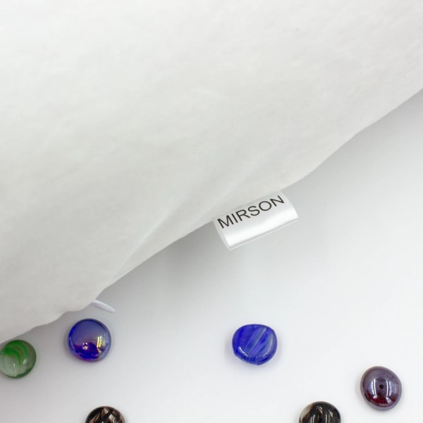 Фото - Подушка валик MirSon №8585 Velvet Line 28-0001 White Полистирол 70х20 см (2200006346432)