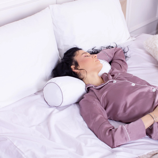 Фото - Подушка валик MirSon №8495 Eco Line White 50% Memory 15x50 см (2200006340041)