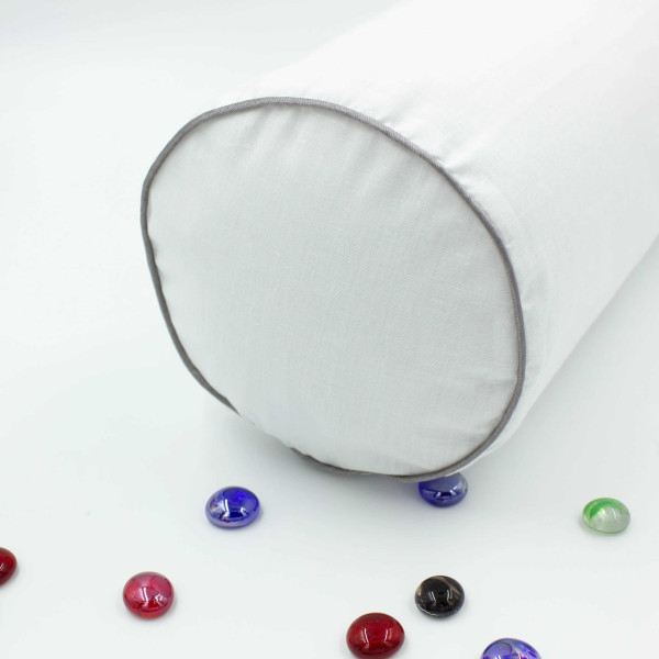 Фото - Подушка валик MirSon №8105 Naturale Line 11-2107 White EcoSilk 15x50 см (2200006199717)