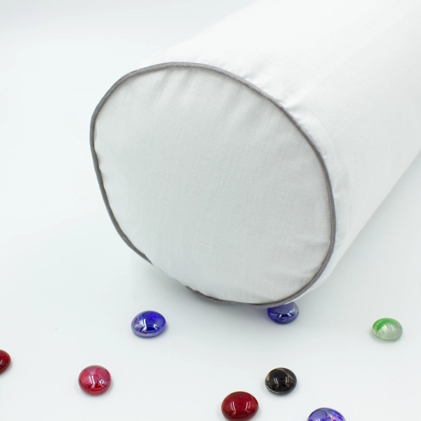 Фото - Подушка валик MirSon №8105 Naturale Line 11-2107 White EcoSilk 70х16 см (2200006247715)