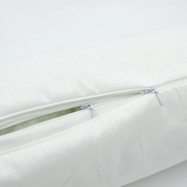 Фото - Подушка валик MirSon №8105 Naturale Line 11-2107 White EcoSilk 60х20 см (2200006247722)