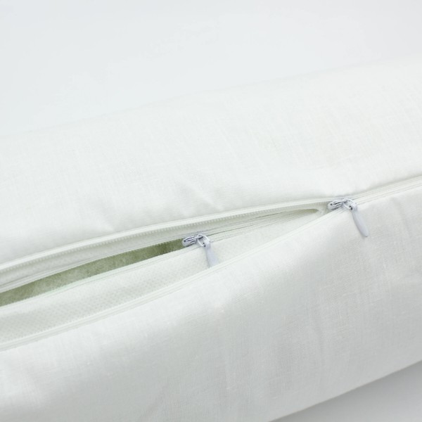 Фото - Подушка валик MirSon №8500 Naturale Line 11-2107 White 50% Memory 60х16 см (2200006341307)