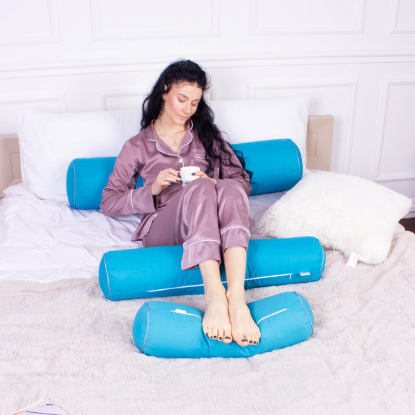 Фото - Подушка валик MirSon №8375 Naturale Line 17-4735 Caterina BamBoo 60х16 см (2200006252351)