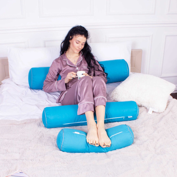 Фото - Подушка валик MirSon №8513 Naturale Line 17-4735 Caterina 50% Memory 100х20 см (2200006342137)