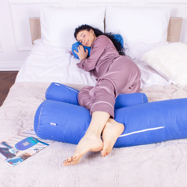 Фото - Подушка валик MirSon №8122 Naturale Line 19-4150 Ofelia EcoSilk 100х20 см (2200006248774)