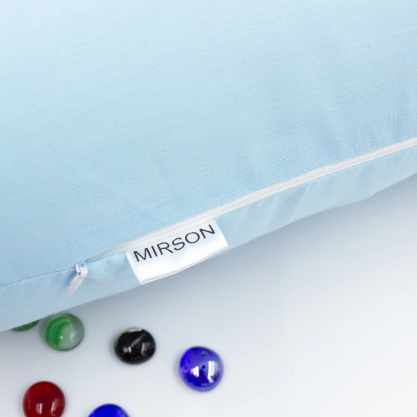 Фото - Подушка валик MirSon №8560 Eco Line Blue Полистирол 100х16 см (2200006344940)