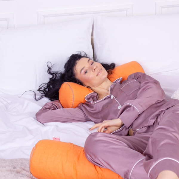 Фото - Подушка валик MirSon №8386 Naturale Line 16-1364 Palermo Tencel 70х20 см (2200006253044)