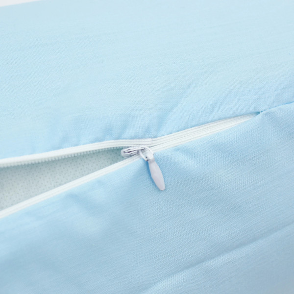 Фото - Подушка валик MirSon №8101 Eco Line Blue EcoSilk 15x50 см (2200006199663)