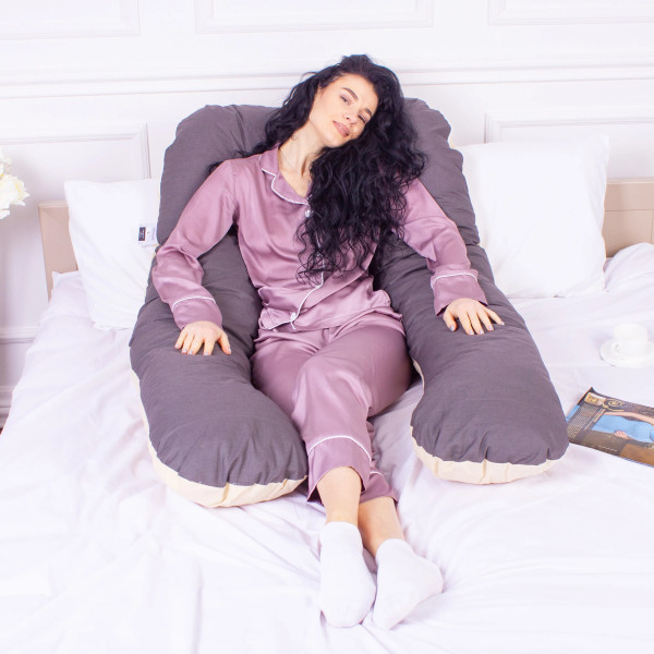 Фото - Подушка для майбутніх мам MirSon U-подібна № 8001 Naturale Line Marco (2200006178095)