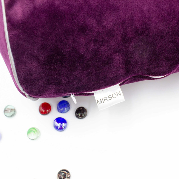 Фото - Подушка валик MirSon №8127 Velvet Line 28-0002 Excalibur EcoSilk 70х16 см (2200006249030)