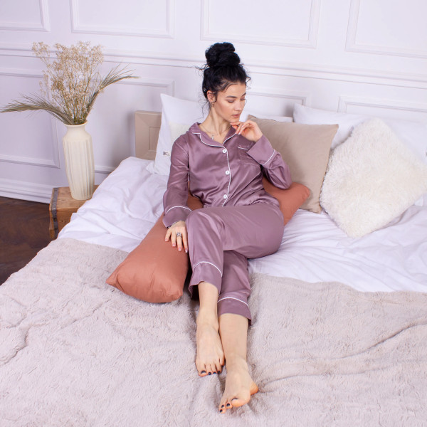 Фото - Подушка для майбутніх мам MirSon №8416 Ranforce Elite 15-1511 Federica Г-подібна (2200006274346)