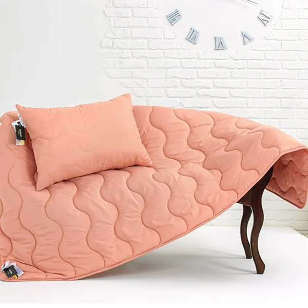 Фото - Подушка стандартная MirSon Эвкалиптом №1771 Eco Light Coral 50х70 см (2200003709933)