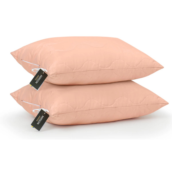 Фото - Подушка стандартная MirSon Memory effekt№1763 Eco Light Coral 50х70 см (2200003709773)