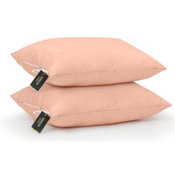 Фото - Подушка стандартная MirSon Eco-Soft №1767 Eco Light Coral 50х70 см (2200003709858)