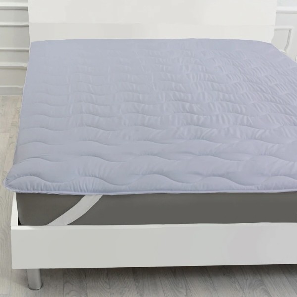 Фото - Наматрацник MirSon №9052 Eco Light Gray (Cotton) 150x200 см (2200006086314)