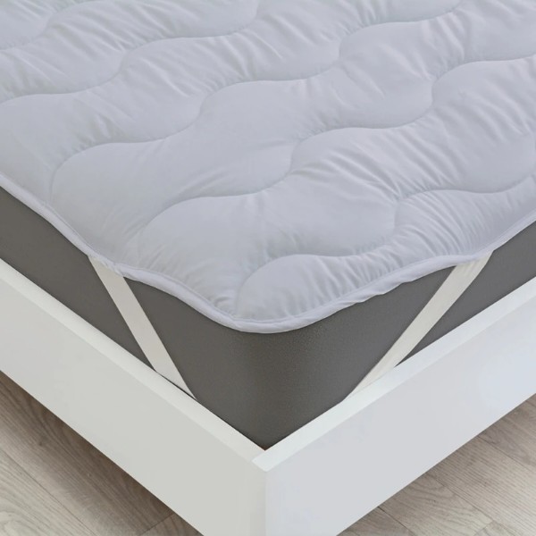 Фото - Наматрацник MirSon №9052 Eco Light Gray (Cotton) 150x200 см (2200006086314)