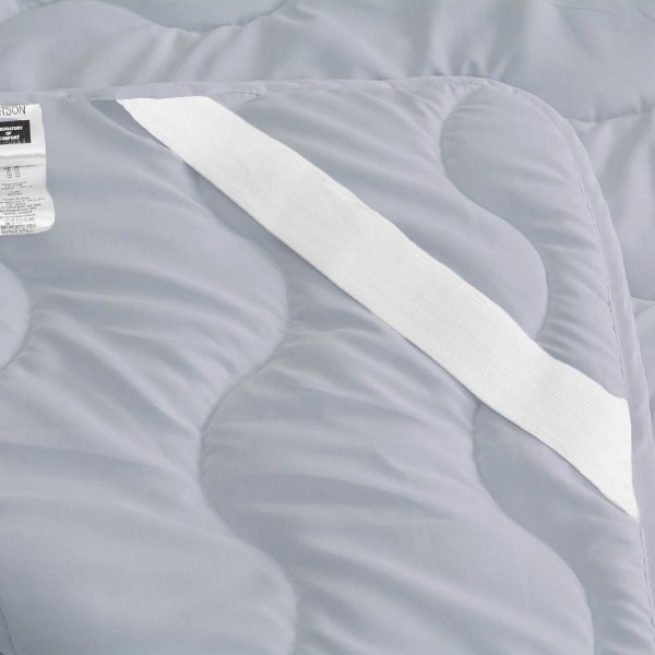 Фото - Наматрацник MirSon №9052 Eco Light Gray (Cotton) 150x200 см (2200006086314)