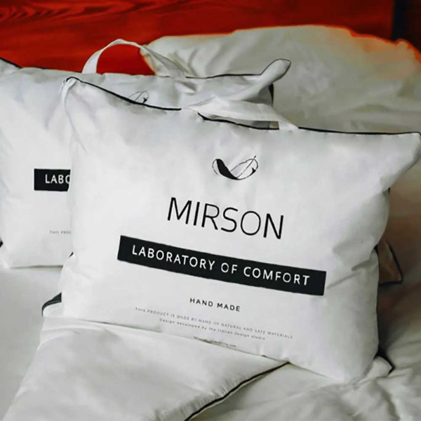Фото - Подушка стандартная MirSon шерстяная Hand Made De Luxe шерсть 927 низкая 40x60 (2200000556875)